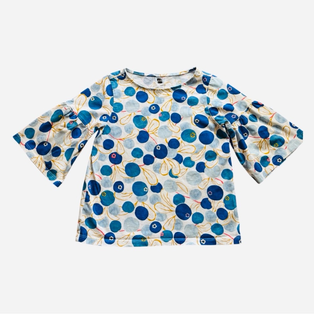 Tea Collection | Blueberries Top w/ Bell Sleeves